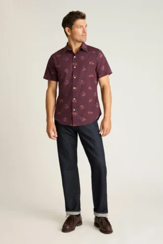 Abbottonate il vostro stile con la camicia Riviera Short Sleeve Shirt di Bonobos