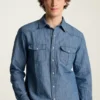 Acquista la camicia western in denim