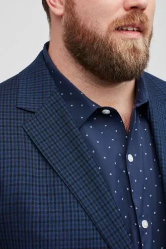 Blazer in lana italiana ad alte prestazioni Taglie forti