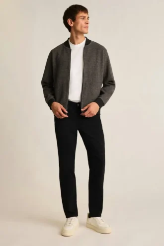 Bomber in misto lana