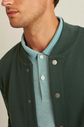 Bomber in pile testurizzato