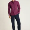 Camicia casual elasticizzata: camicia in cotone con bottoni Bonobos