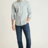 Camicia casual elasticizzata: camicia in cotone con bottoni Bonobos