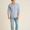 Camicia casual elasticizzata: camicia in cotone con bottoni Bonobos