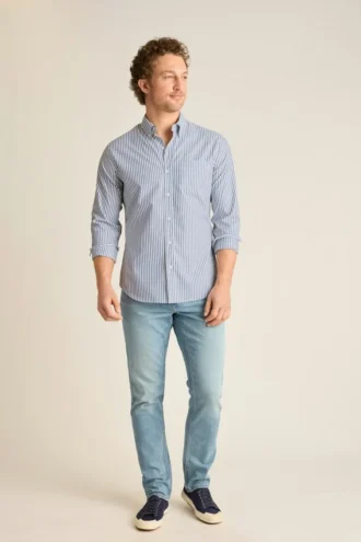 Camicia casual elasticizzata: camicia in cotone con bottoni Bonobos
