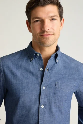 Camicia casual elasticizzata: camicia in cotone con bottoni Bonobos