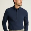 Camicia casual elasticizzata: camicia in cotone con bottoni Bonobos