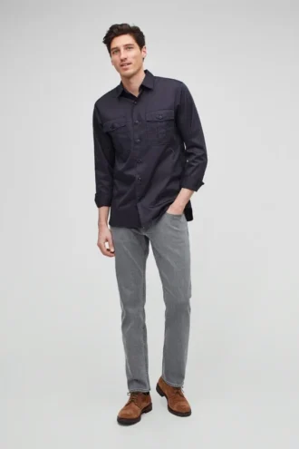 Camicia da campeggio con tasche oversize