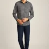 Camicia da ufficio e da cena – Camicia button-down da indossare fuori dai pantaloni