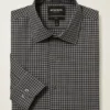 Camicia da ufficio e da cena – Camicia button-down da indossare fuori dai pantaloni