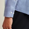Camicia da ufficio e da cena – Camicia button-down da indossare fuori dai pantaloni