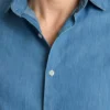 Camicia da uomo con colletto all’italiana di Bonobos | Vestibilità Cooper casual raffinata