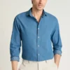 Camicia da uomo con colletto all’italiana di Bonobos | Vestibilità Cooper casual raffinata