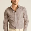 Camicia da uomo con colletto all’italiana di Bonobos | Vestibilità Cooper casual raffinata