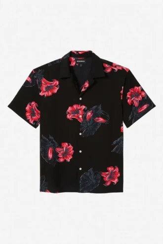 Camicia dal taglio morbido con collo alla campana Taglie forti