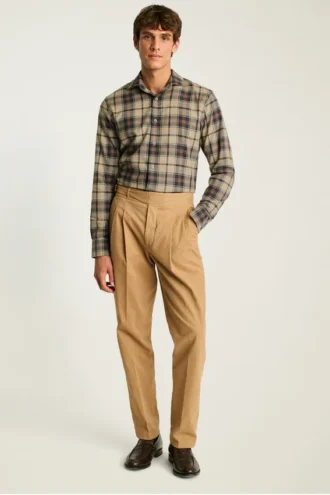 Camicia elegante Jetsetter in lana merino premium