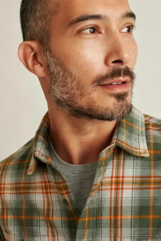 Camicia in flanella elasticizzata