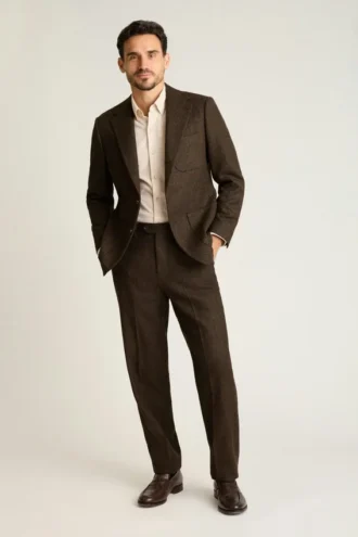 Camicia in flanella leggera elasticizzata