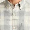 Camicia in flanella leggera elasticizzata