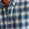 Camicia in flanella leggera elasticizzata