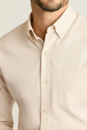 Camicia in flanella leggera elasticizzata