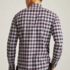 Camicia in flanella leggera elasticizzata