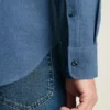 Camicia in flanella leggera elasticizzata