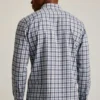 Camicia in flanella leggera elasticizzata