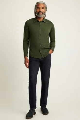 Camicia in lana merino