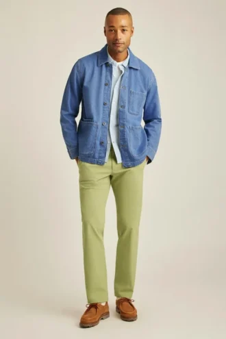 Camicia oversize in denim di canapa