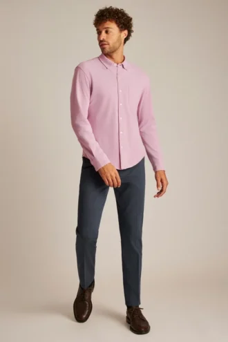 Camicia Oxford in maglia