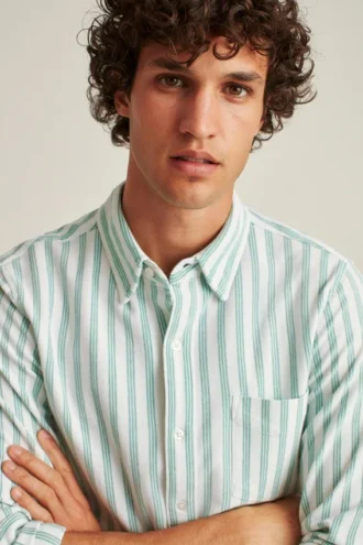 Camicia Oxford in maglia