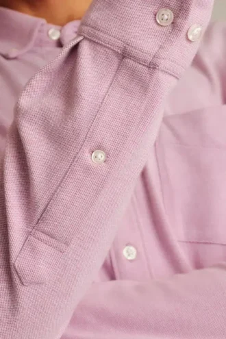 Camicia Oxford in maglia