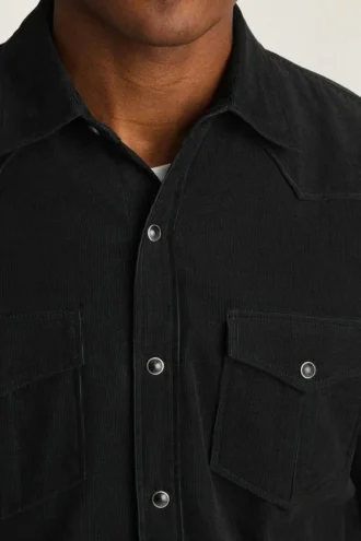 Camicia western in velluto a coste da uomo di Bonobos | Stile robusto a coste sottili