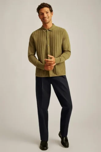 Cardigan a righe Polo