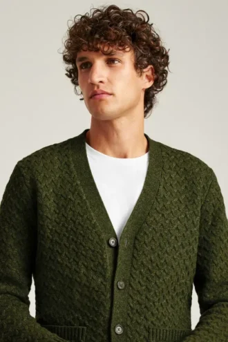 Cardigan a trecce