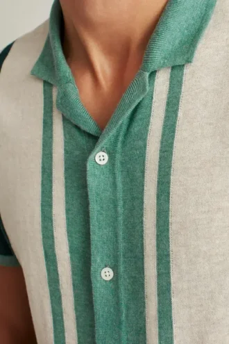 Cardigan Cabana a maniche corte