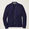 Cardigan in cotone a maglia larga