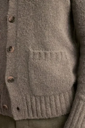 Cardigan in lana di alpaca