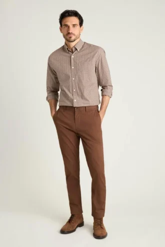 Chino in cotone elasticizzato
