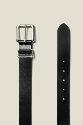 Cintura da jeans in pelle da uomo