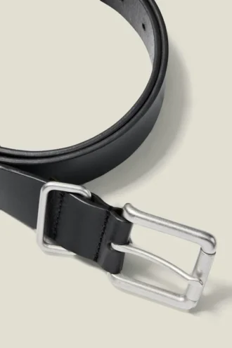 Cintura da jeans in pelle da uomo