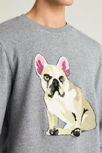 Felpa a girocollo in French Terry Critter