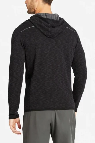 Felpa con cappuccio e zip integrale