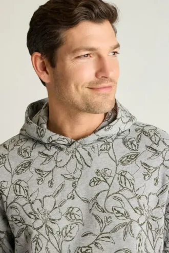 Felpa con cappuccio in French Terry da uomo di Bonobos | Ricamata, di peso medio e confortevole