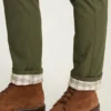 Flannel-Lined Chino Fireside