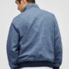 Giacca bomber in chambray