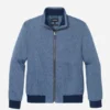 Giacca bomber in chambray