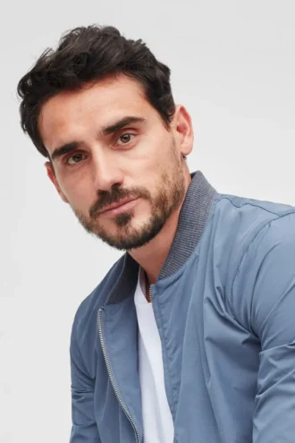 Giacca bomber in nylon leggero