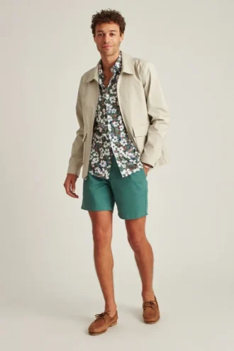 Giacca da barca in cotone elasticizzato